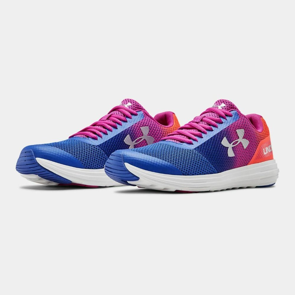 Under Armour Girls  3022691-400 Sizes 6 - 6.5 Youth Sneakers